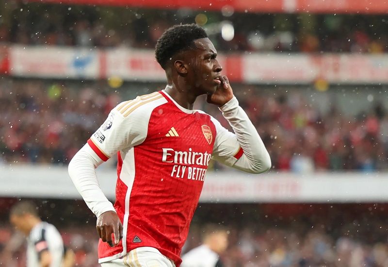 Nketiah thi đấu thiếu ổn định tại Arsenal 