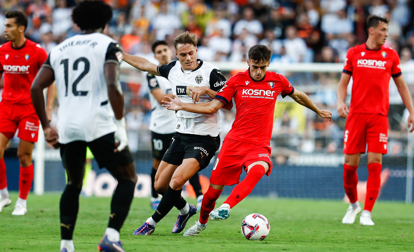 Valencia CF vs Osasuna (00:00 – 25/09) | Xem lại trận đấu